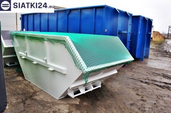 Siatki Ostrów Mazowiecka - Siatka przykrywająca na kontener - zabezpieczenie przewożonych ładunków dla terenów Ostrowa Mazowieckiego